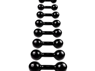 Halter Kit Dumbell Emborrachado Redondo 1 a 10kg