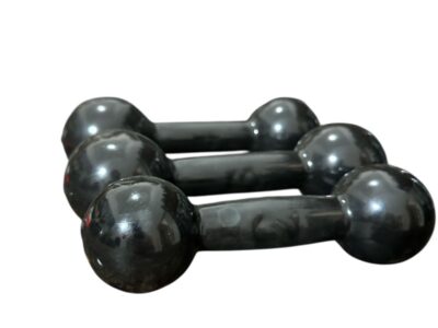 Halter Kit Dumbell Emborrachado Redondo 1 a 10kg