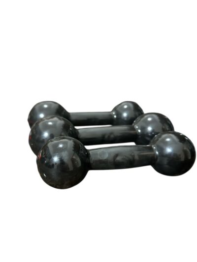 Halter Kit Dumbell Emborrachado Redondo 1 a 10kg